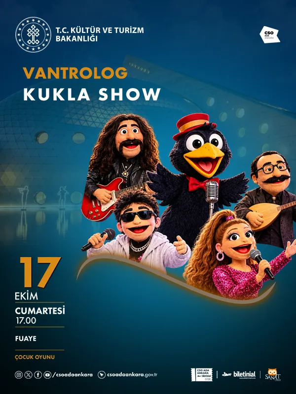 Vantrolog Kukla Show card
