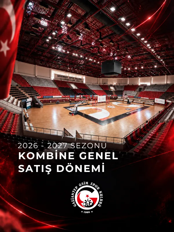 Gaziantep Gençlik ve Spor İl Müdürlüğü Spor Kulübü 2026-2027 Sezonu Kombine Satışı card