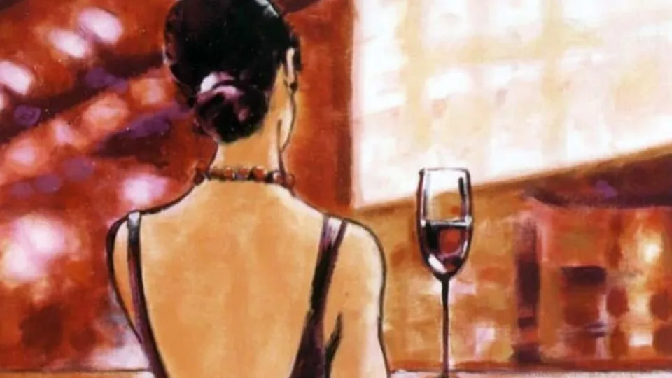 Resim - Bir Bar Taburesi Üstünde card