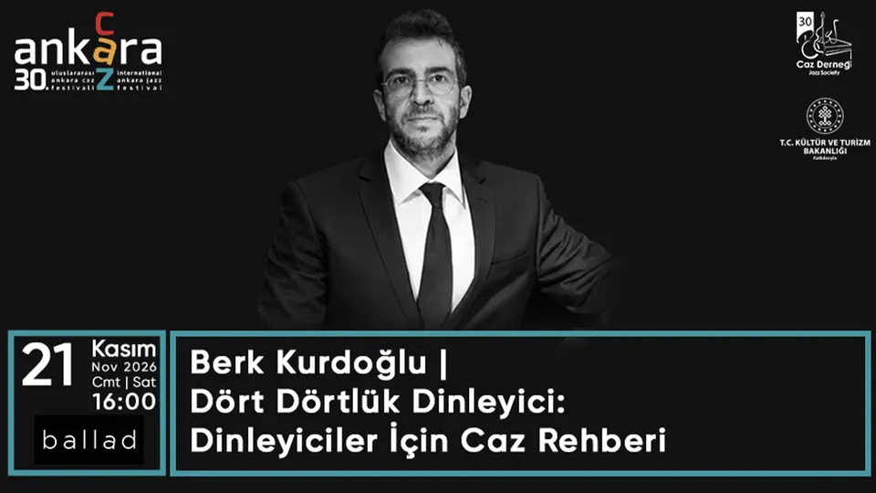 Berk Kurdoğlu - Dört Dörtlük Dinleyici : Dinleyiciler için Caz Rehberi card
