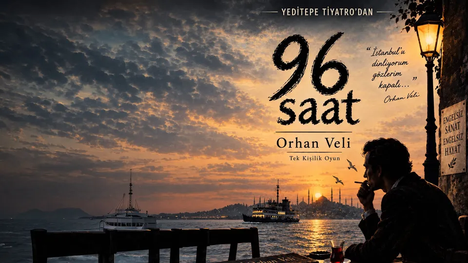96 Saat - Orhan Veli card