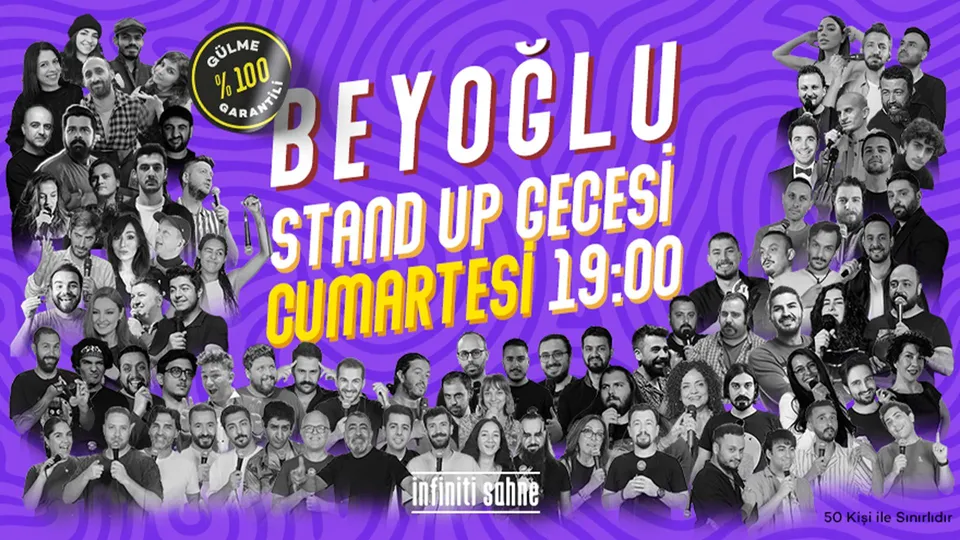 Stand Up Taksim - Beyoğlu Gecesi Cumartesi 19:00 card