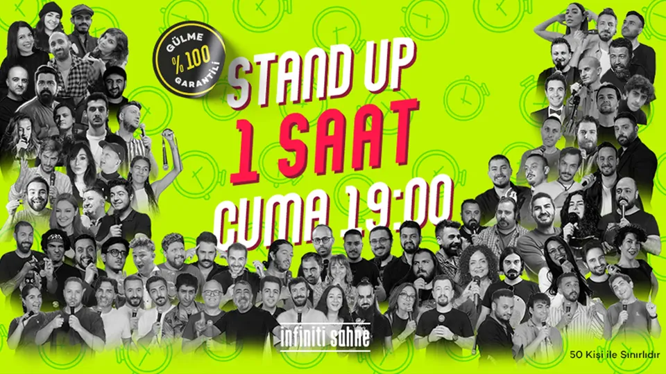 Stand up Bir Saat Beyoğlu Cuma card