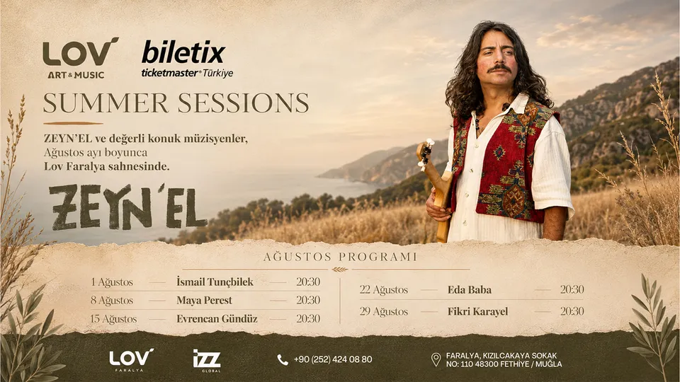 Doğa ve Lüksün, Tınılarla Buluştuğu Nokta : Lov Faralya Summer Session Series with Zeyn'el küçük resim