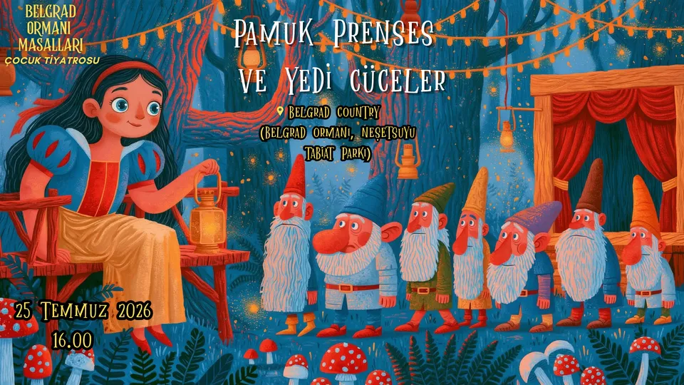 Pamuk Prenses Ve Yedi Cüceler card