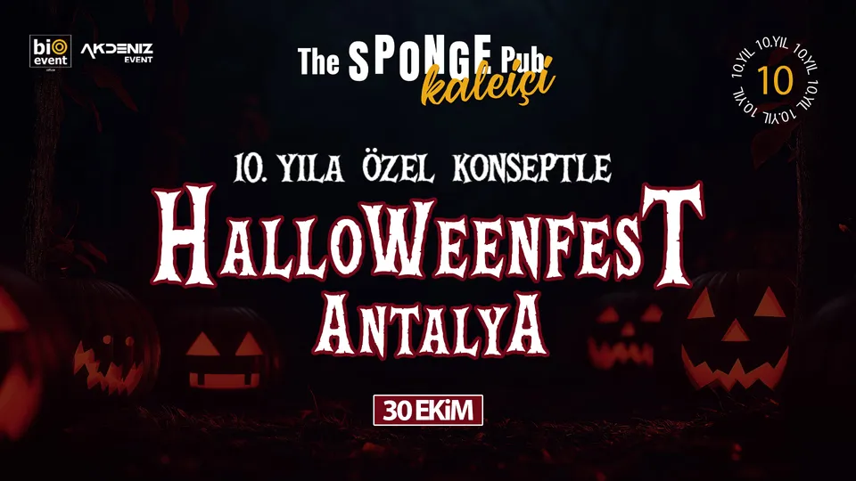 Halloweenfest Antalya 10. Yıl card
