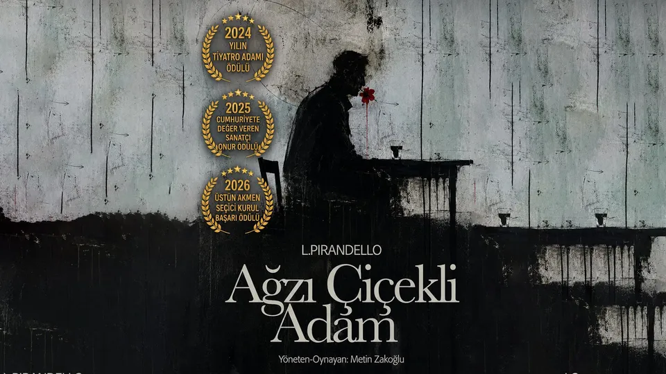 Ağzı Çiçekli Adam - Prömiyer card