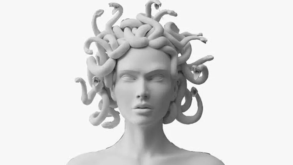 Medusa Heykel - Ağustos Ayı card