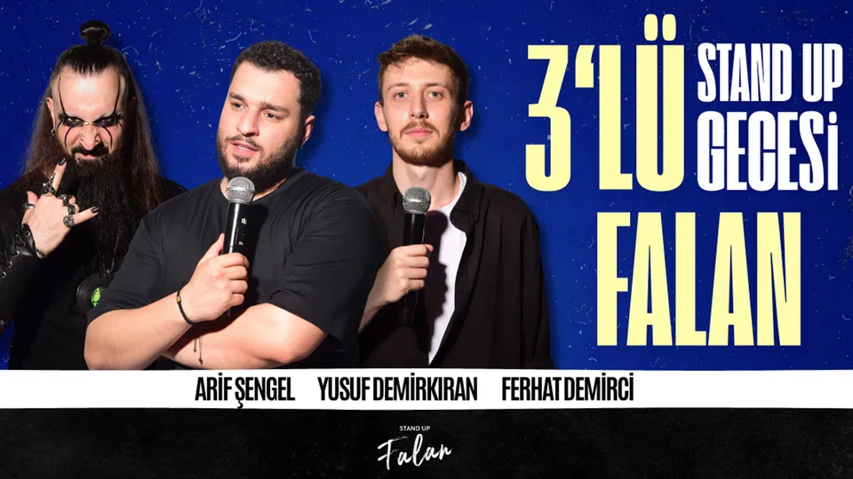 3lü Stand Up Gecesi - Falan card