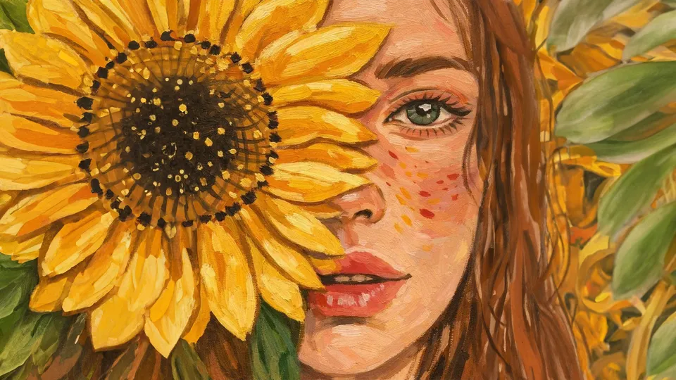 Resim - Sunflower card