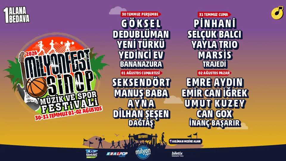 Milyonfest Sinop - 2026 - Kamp Kombine thumbnail