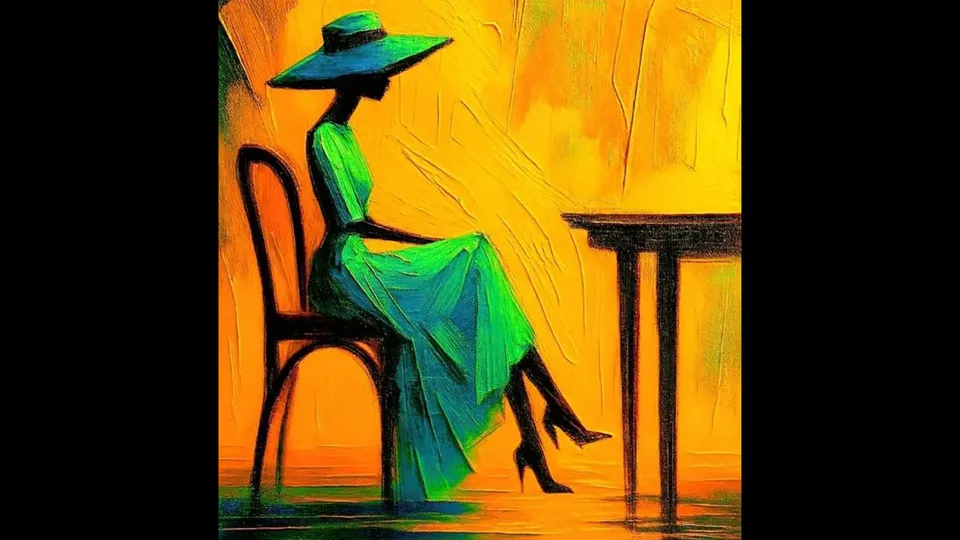 Resim - Lady in Green
 card