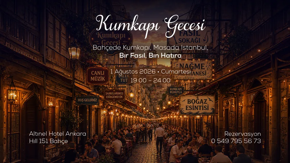 Kumkapı Gecesi - Bahçede Kumkapı, Masada İstanbul - Bir Fasıl, Bin Hatıra card
