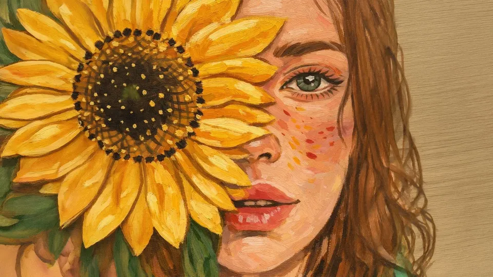 Resim - Sunflower card