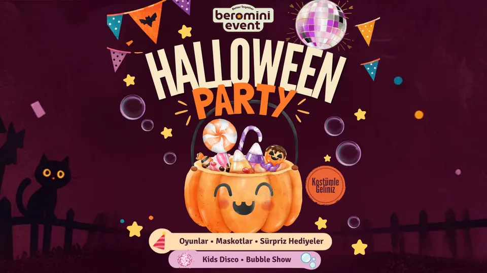 Bodrum Halloween Kids Party card