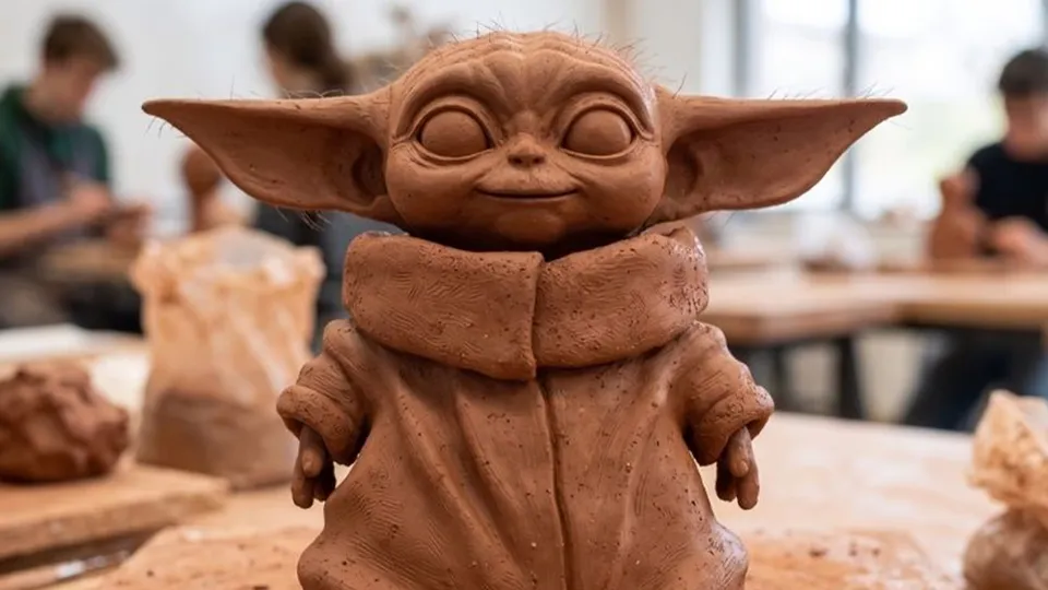 Heykel - Baby Yoda card