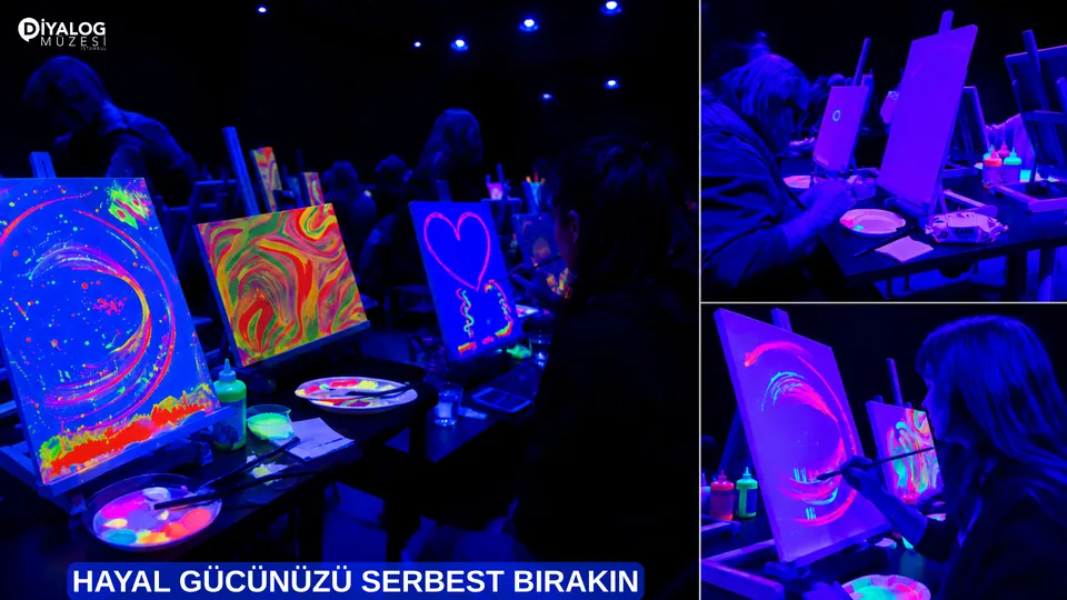 Paint in the Dark – Karanlıkta Resim card
