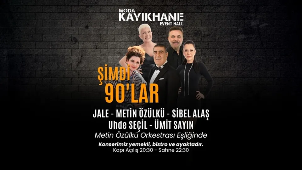 Şimdi 90'lar - Metin Özülkü - Ümit Sayın - Jale - Sibel Alaş - Uhde Seçil
card