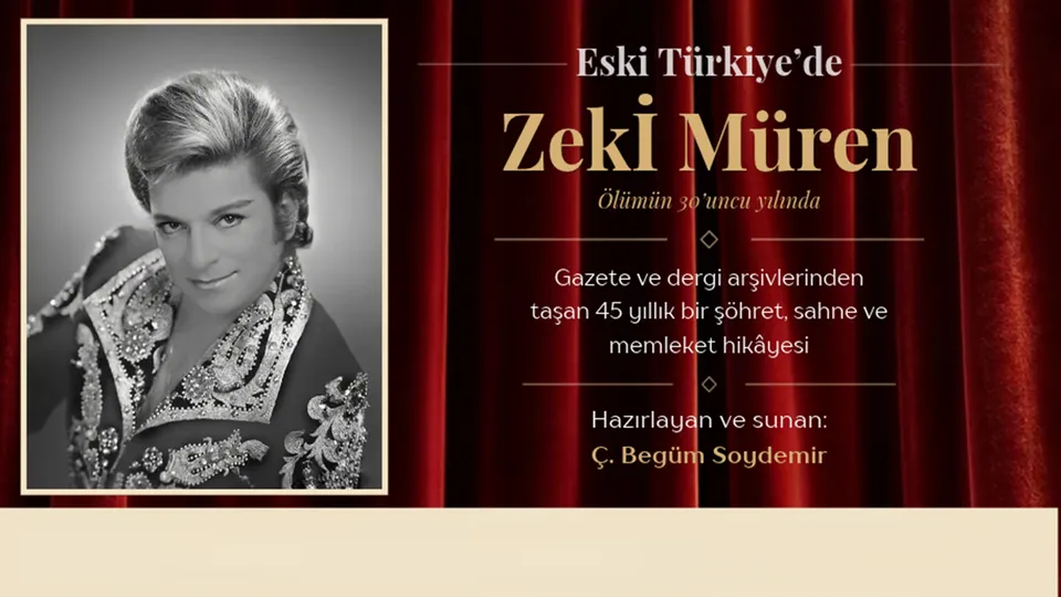 Eski Türkiye de Zeki Müren card