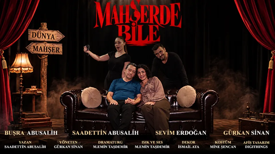 Mahşerde Bile card