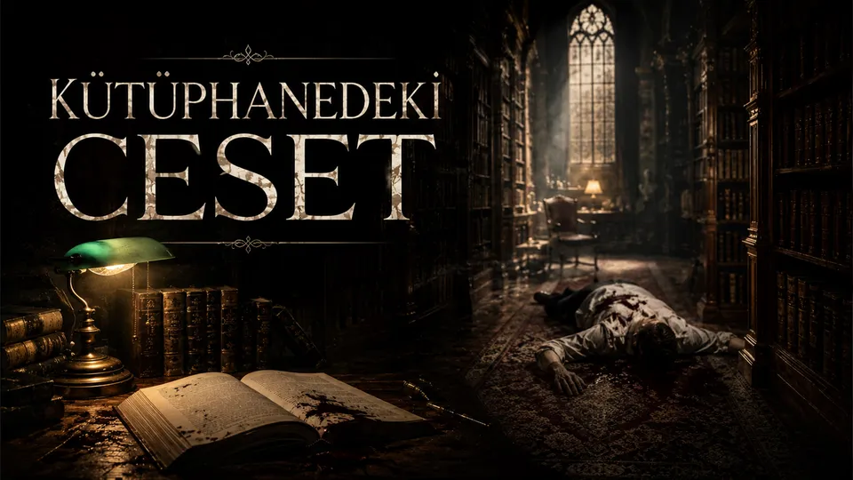 Kütüphanedeki Ceset card