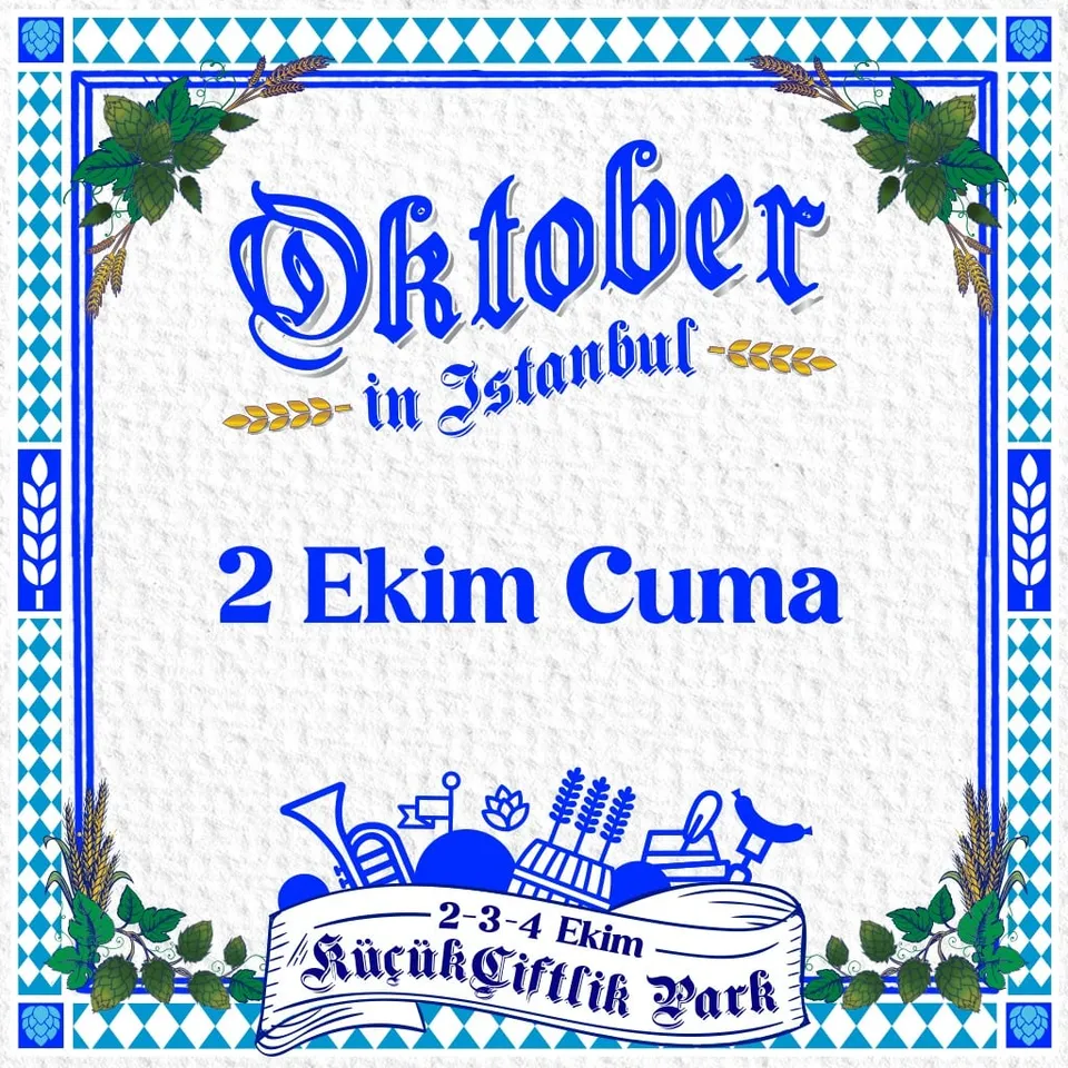 Oktober in Istanbul - Cuma card