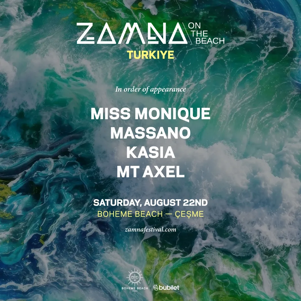 Boheme Beach x ZAMNA On The Beach card