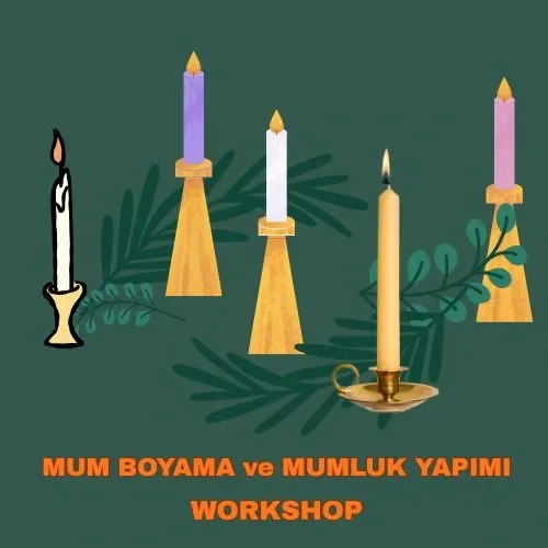Auroray Art İle Mum Boyama ve Mumluk Workshop card