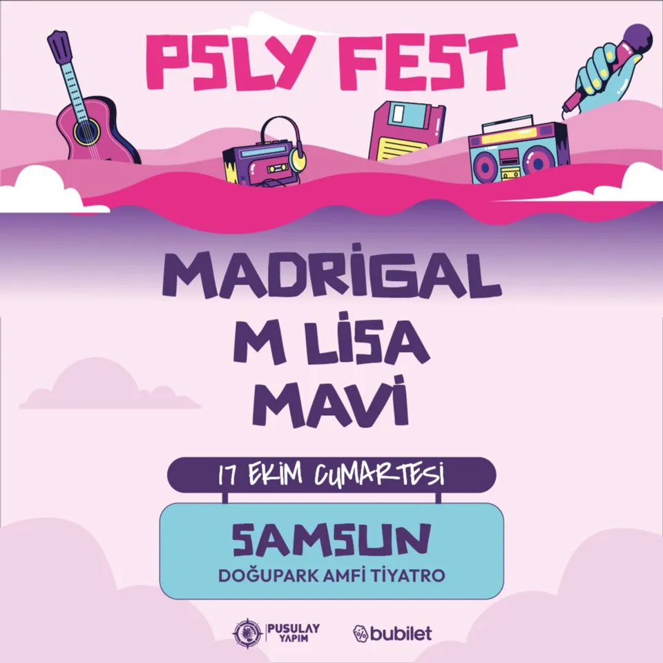 PSLY FEST - MADRİGAL & M LİSA & MAVİ card