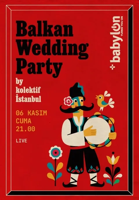 Balkan Wedding Party card