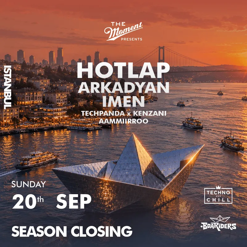 DXB BOAT PARTY x TECHNO & CHILL — SEASON CLOSING card