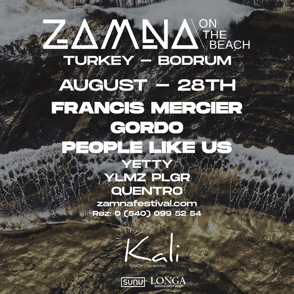 ZAMNA On The Beach: Bodrum card