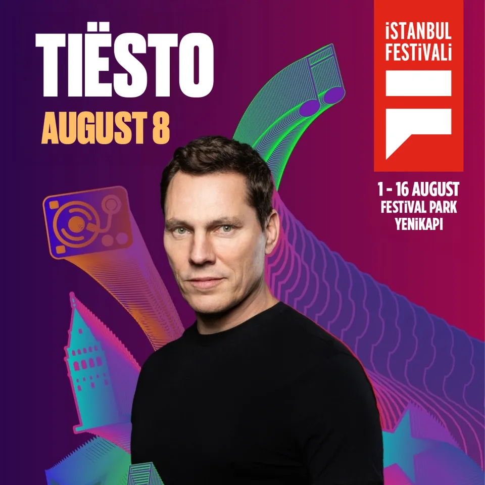 Tiesto - İstanbul Festivali card