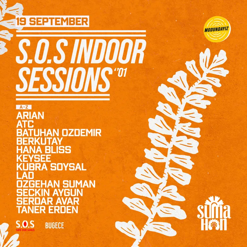 S.O.S INDOOR SESSIONS ‘01 card