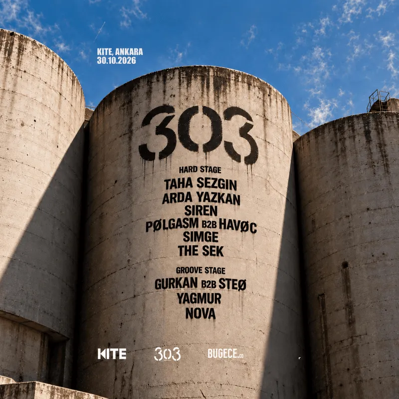 303 Records Invites card