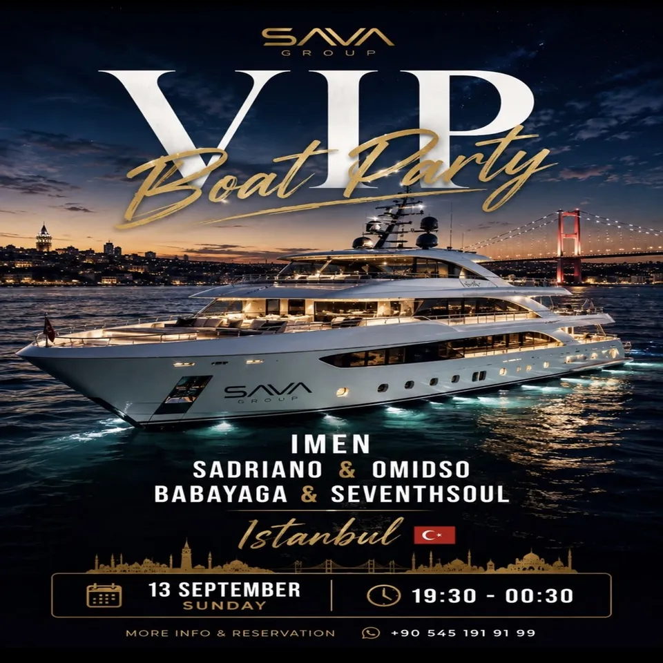 SAVA BOAT PARTY card