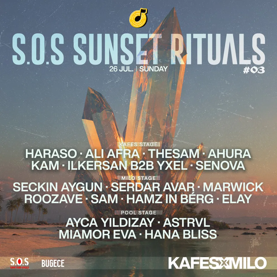 S.O.S SUNSET RITUALS #03 AT KAFES X MILO card