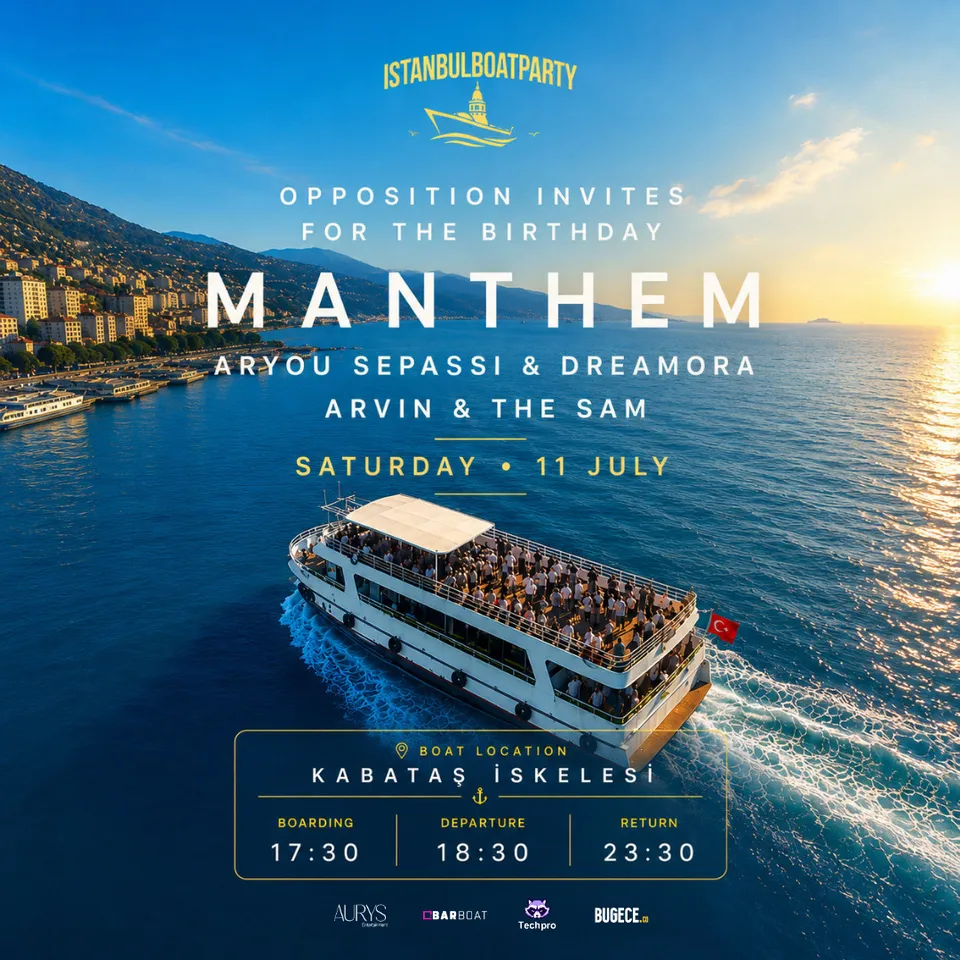 ISTANBULBOATPARTY card