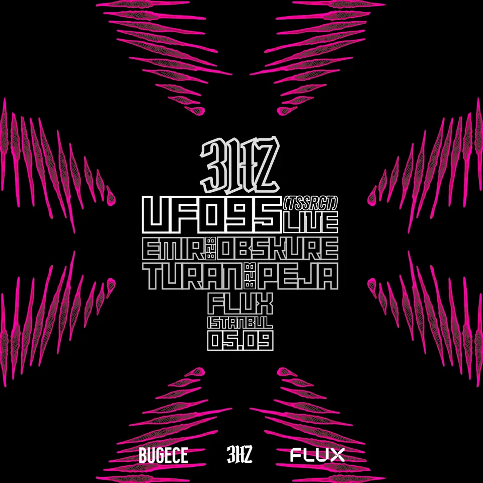 3HZ INVITES: UFO95 LIVE card
