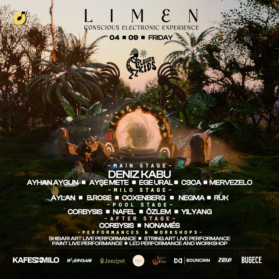 FlowerKids Presents LIMEN card