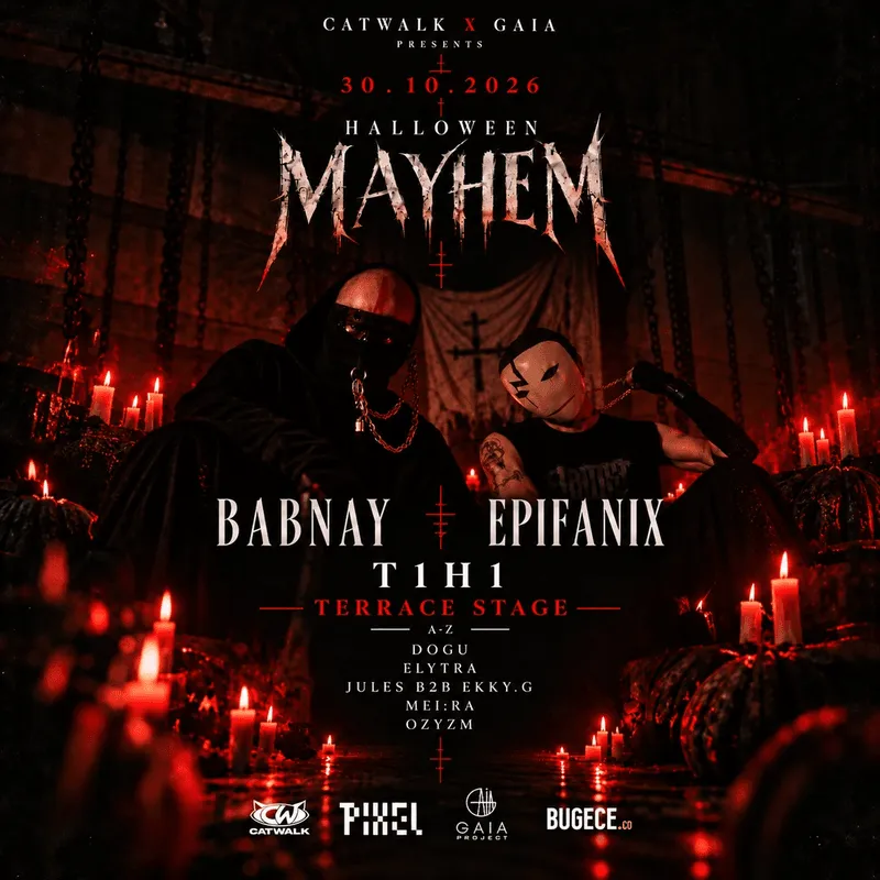 HALLOWEEN MAYHEM card