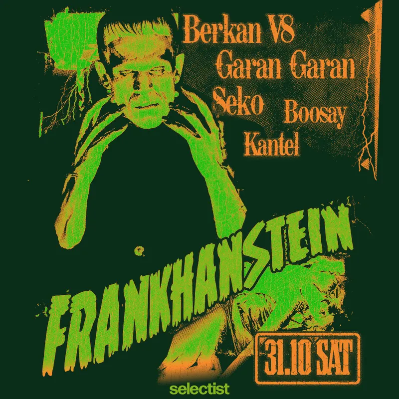 Halloween: Frankhanstein card