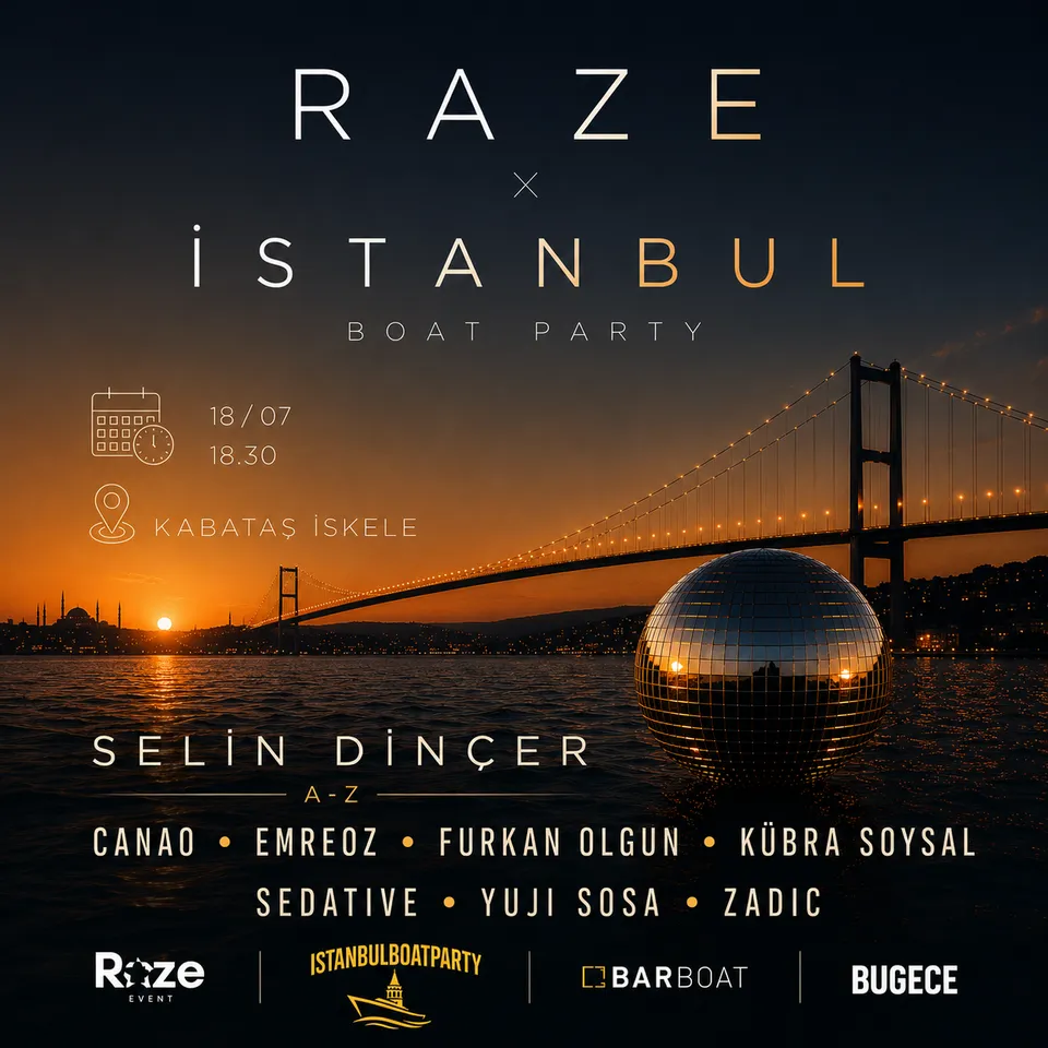 RAZE X İSTANBUL BOAT PARTY card