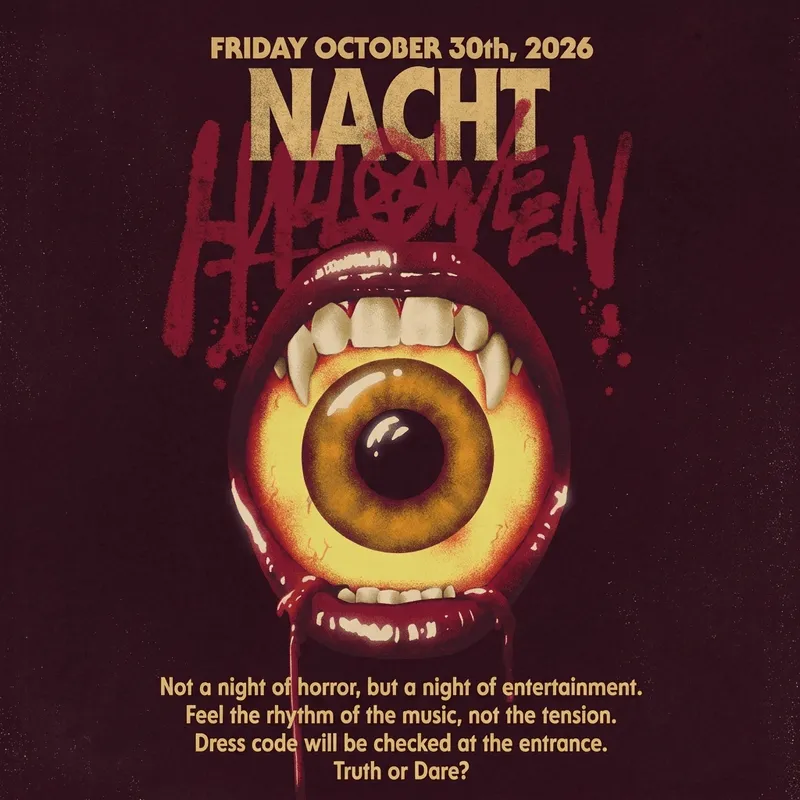 HALLOWEEN FRIDAY at NACHT card