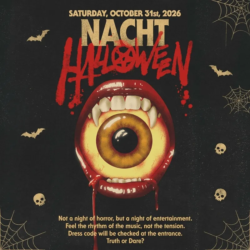 HALLOWEEN SATURDAY at NACHT card
