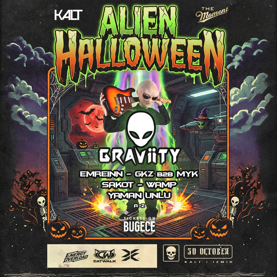 ALIEN HALLOWEEN : GRAVİİTY card