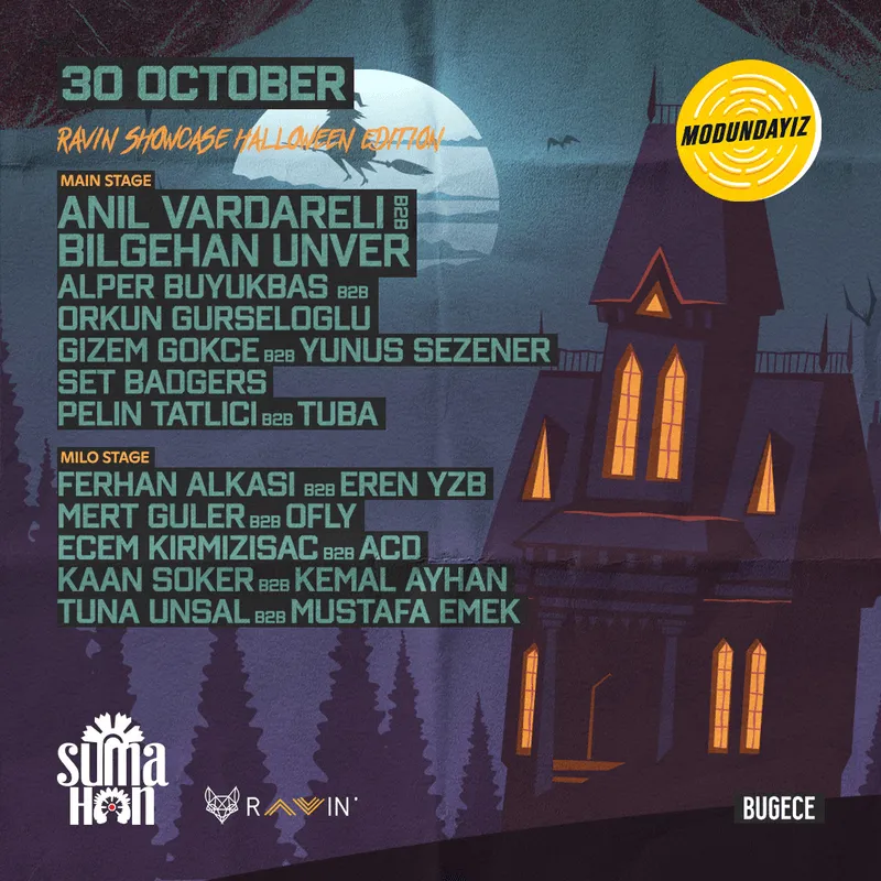 RAVIN SHOWCASE HALLOWEEN EDITION AT SUMA HAN card
