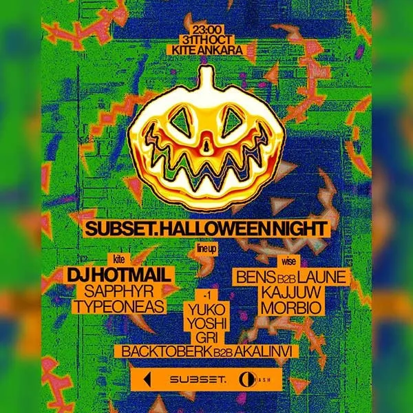 SUBSET.HALLOWEEN NIGHT card