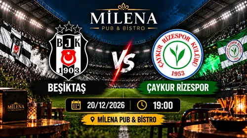 Beşiktaş - Çaykur Rizespor I Milena Pub küçük resim