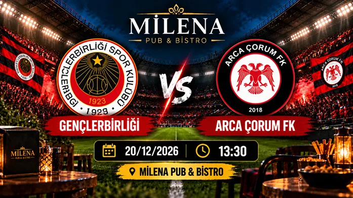 Gençlerbirliği -  Arca Çorum FK I Milena Pub card